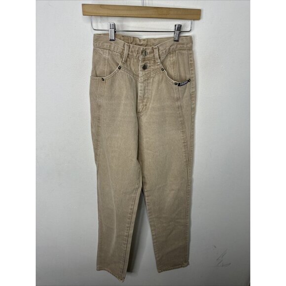 Vintage RoughRider High Rise Jeans Woman 7/8 Denim 28X36 Bareback Rough Rider - Picture 2 of 8